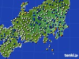 2016年04月17日の関東・甲信地方のアメダス(風向・風速)