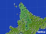 道北のアメダス実況(風向・風速)(2016年04月17日)