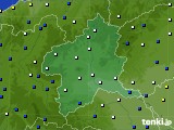 群馬県のアメダス実況(風向・風速)(2016年04月17日)