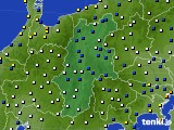 長野県のアメダス実況(風向・風速)(2016年04月17日)