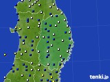 2016年04月17日の岩手県のアメダス(風向・風速)