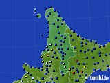 道北のアメダス実況(日照時間)(2016年04月18日)