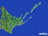 道東のアメダス実況(気温)(2016年04月18日)