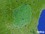 栃木県のアメダス実況(風向・風速)(2016年04月19日)