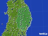 岩手県のアメダス実況(風向・風速)(2016年04月20日)