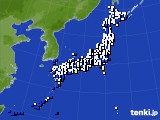 2016年04月21日のアメダス(風向・風速)