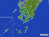 2016年04月21日の鹿児島県のアメダス(風向・風速)