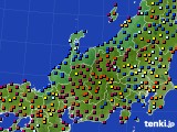 北陸地方のアメダス実況(日照時間)(2016年04月22日)
