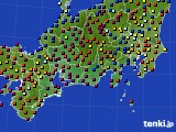 東海地方のアメダス実況(日照時間)(2016年04月22日)