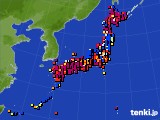 アメダス実況(日照時間)(2016年04月22日)