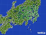 2016年04月22日の関東・甲信地方のアメダス(風向・風速)