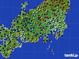 2016年04月23日の関東・甲信地方のアメダス(日照時間)
