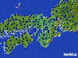 近畿地方のアメダス実況(日照時間)(2016年04月23日)