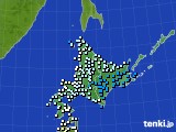 北海道地方のアメダス実況(気温)(2016年04月23日)