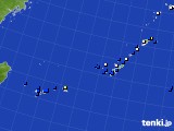 沖縄地方のアメダス実況(風向・風速)(2016年04月23日)