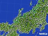 2016年04月23日の北陸地方のアメダス(風向・風速)