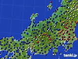 北陸地方のアメダス実況(日照時間)(2016年04月24日)