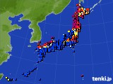 2016年04月24日のアメダス(日照時間)