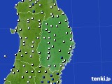 岩手県のアメダス実況(風向・風速)(2016年04月25日)