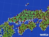 中国地方のアメダス実況(日照時間)(2016年04月26日)