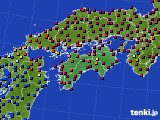 四国地方のアメダス実況(日照時間)(2016年04月26日)