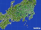 関東・甲信地方のアメダス実況(風向・風速)(2016年04月26日)