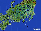 関東・甲信地方のアメダス実況(日照時間)(2016年04月27日)
