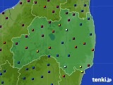 福島県のアメダス実況(日照時間)(2016年04月27日)