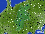 長野県のアメダス実況(風向・風速)(2016年04月27日)