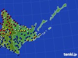 2016年04月28日の道東のアメダス(日照時間)