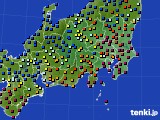 2016年05月01日の関東・甲信地方のアメダス(日照時間)