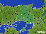 兵庫県のアメダス実況(日照時間)(2016年05月01日)