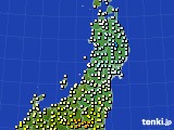 東北地方のアメダス実況(気温)(2016年05月01日)