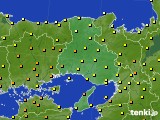 兵庫県のアメダス実況(気温)(2016年05月01日)