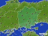 岡山県のアメダス実況(気温)(2016年05月01日)