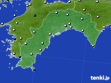 高知県のアメダス実況(風向・風速)(2016年05月01日)