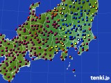 2016年05月02日の関東・甲信地方のアメダス(日照時間)