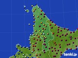 2016年05月02日の道北のアメダス(日照時間)