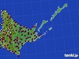 道東のアメダス実況(日照時間)(2016年05月02日)