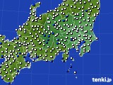 関東・甲信地方のアメダス実況(風向・風速)(2016年05月02日)