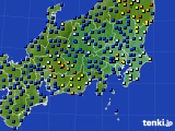 2016年05月03日の関東・甲信地方のアメダス(日照時間)