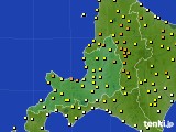 2016年05月03日の道央のアメダス(気温)