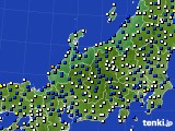 2016年05月03日の北陸地方のアメダス(風向・風速)