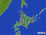 北海道地方のアメダス実況(降水量)(2016年05月04日)