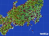 2016年05月04日の関東・甲信地方のアメダス(日照時間)