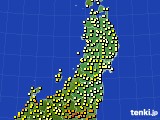 東北地方のアメダス実況(気温)(2016年05月04日)