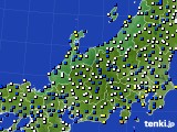 2016年05月04日の北陸地方のアメダス(風向・風速)