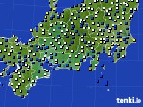 東海地方のアメダス実況(風向・風速)(2016年05月04日)