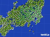 関東・甲信地方のアメダス実況(風向・風速)(2016年05月05日)