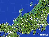 北陸地方のアメダス実況(風向・風速)(2016年05月05日)